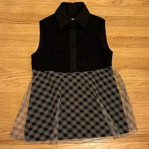 Women's Black Fleece by Thom Browne Blouse like new condition